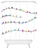 Belle13 Happy Spring Shower Curtain