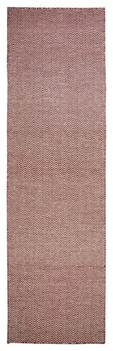 Rizzy Home Twist TW2967 Burgundy Chevron Area Rug, Rectangular 9'x12'