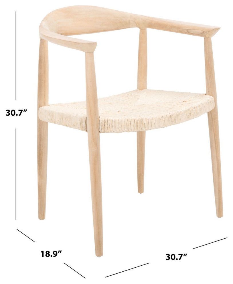 Safavieh Volta Foc Twist Accent Chair, Natural