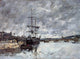 Eugene-Louis Boudin The Bridge over the Toques at Trouville Wall Decal