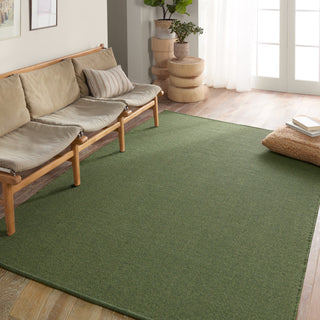 Jaipur Living Texel Handmade Solid Area Rug, Green, 9'x12'