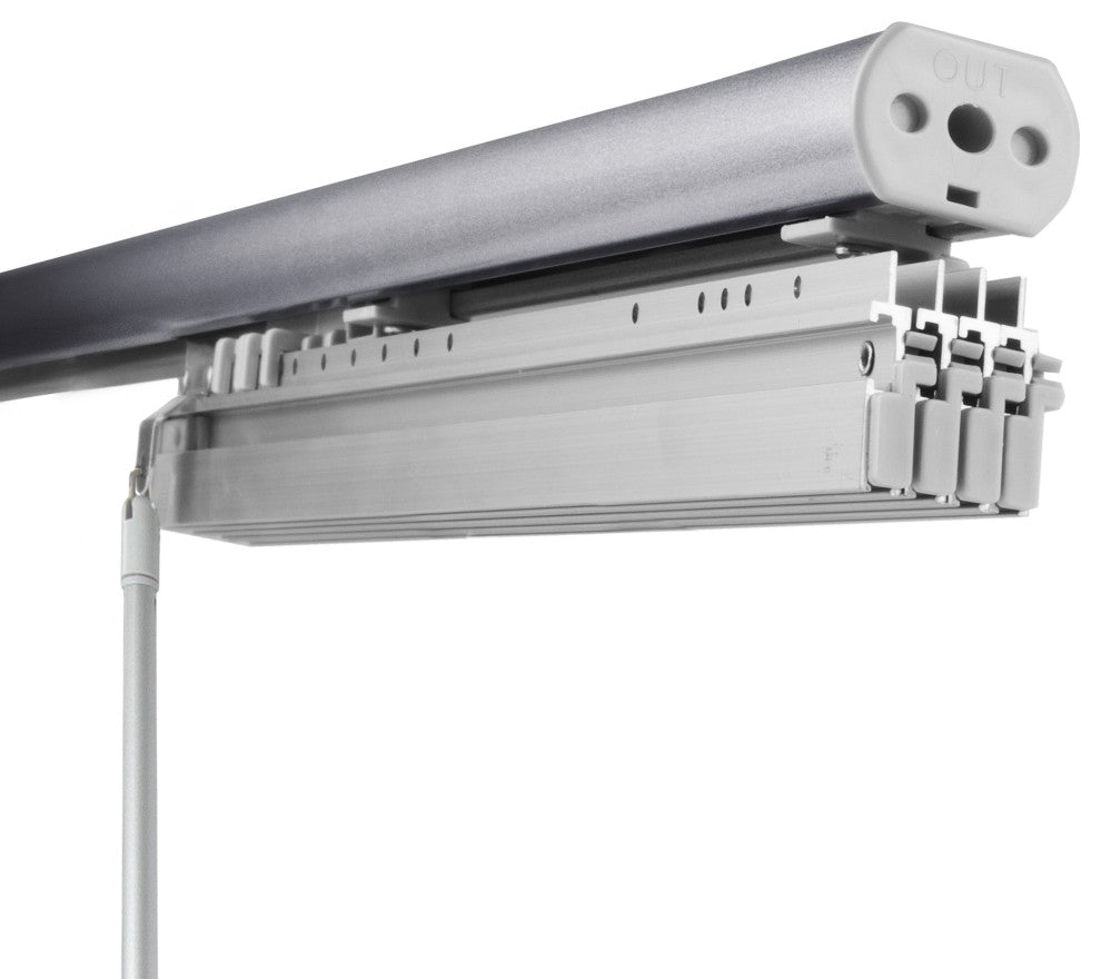 Scarlet 4-Panel Track Extendable Vertical Blinds 48-88"W