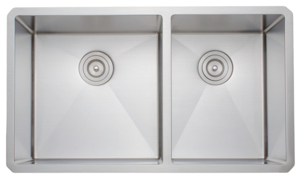 Wells Sinkware Handcrafted 16-gauge Bowl Stainless Steel Kitchen Sink Package