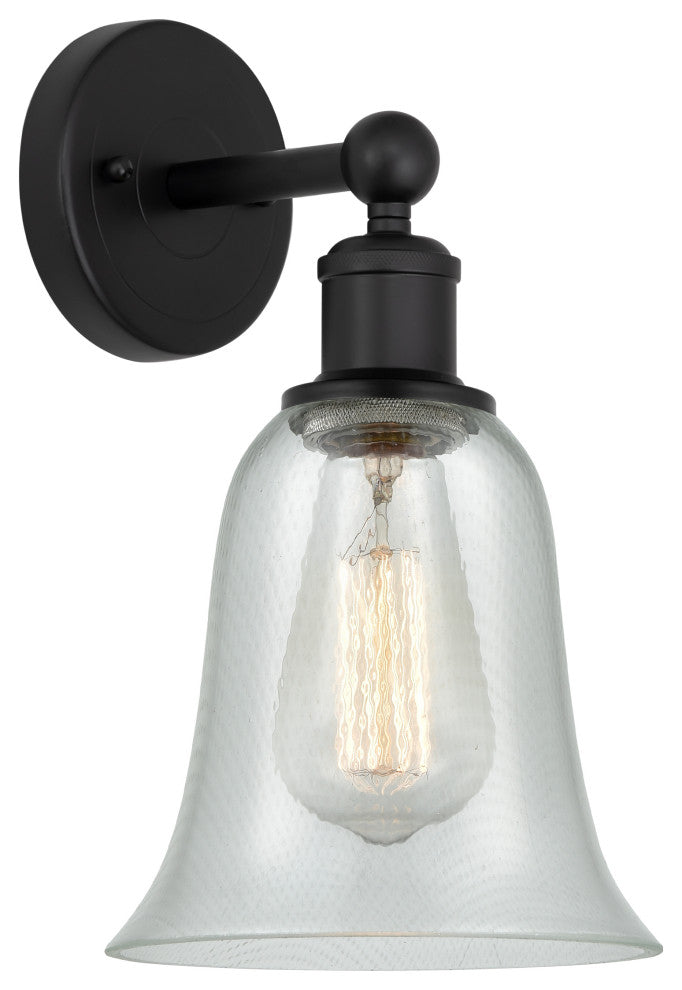 Innovations 616-1W-BK-G2812 Hanover 1 Light 6.25" Sconce, Matte Black