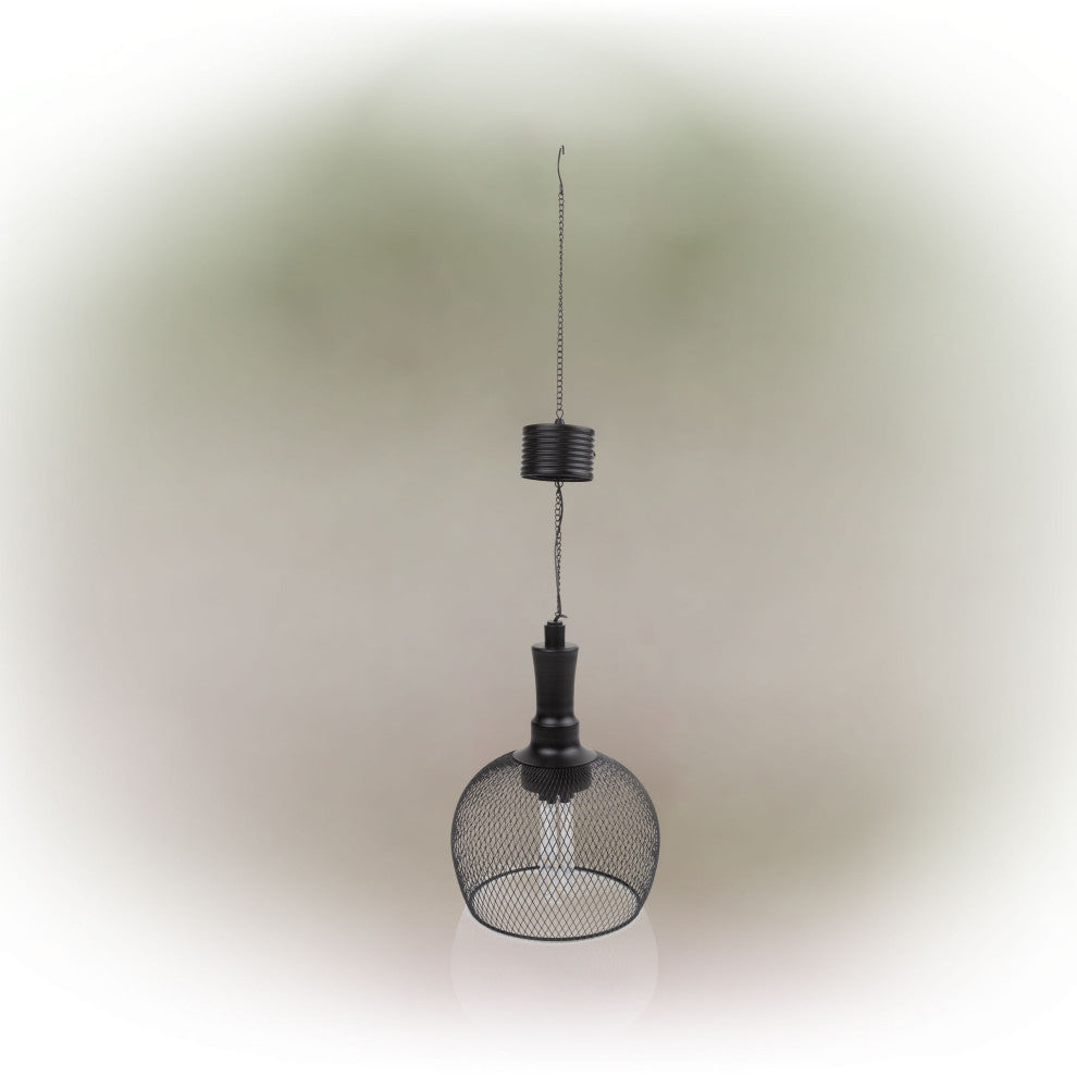 Alpine Solar Hanger with White LED Light, 10"