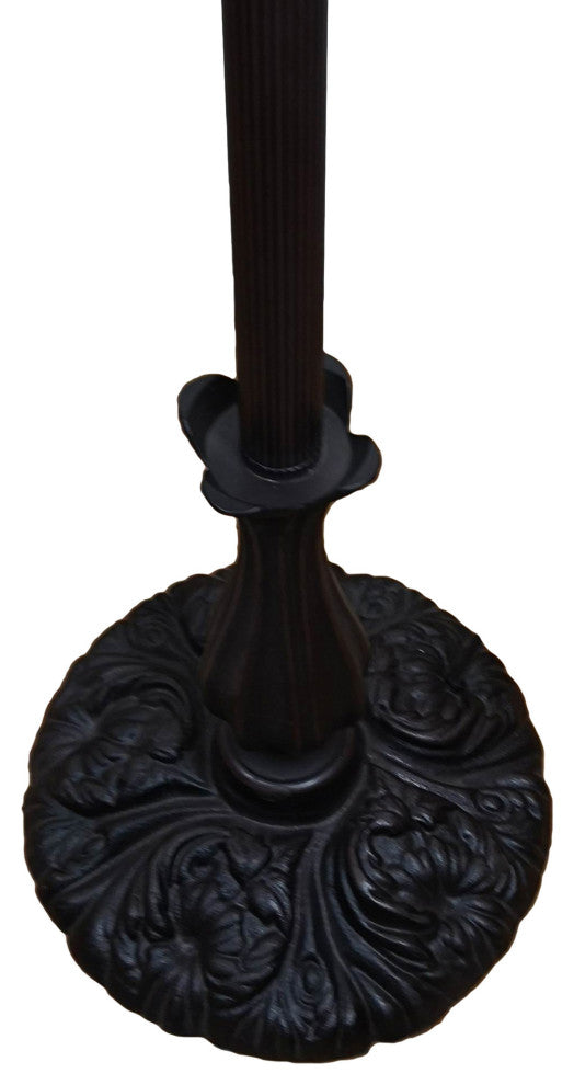 Tiffany Style Old Fashioned Reading Floor Lamp, 62" Tall