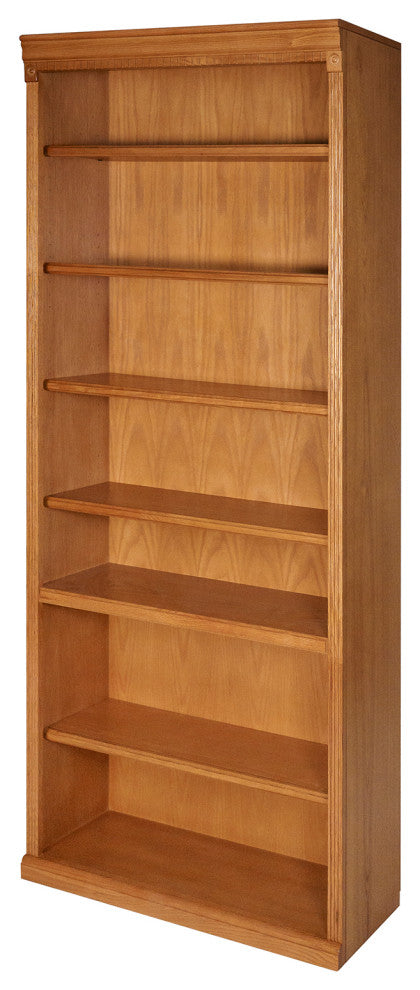 Martin Furniture Huntington Oxford 84" Open Bookcase (Wheat)