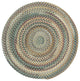 Capel Sherwood Forest Light Blue 0980_400 Braided Rugs - 8' 6" Round