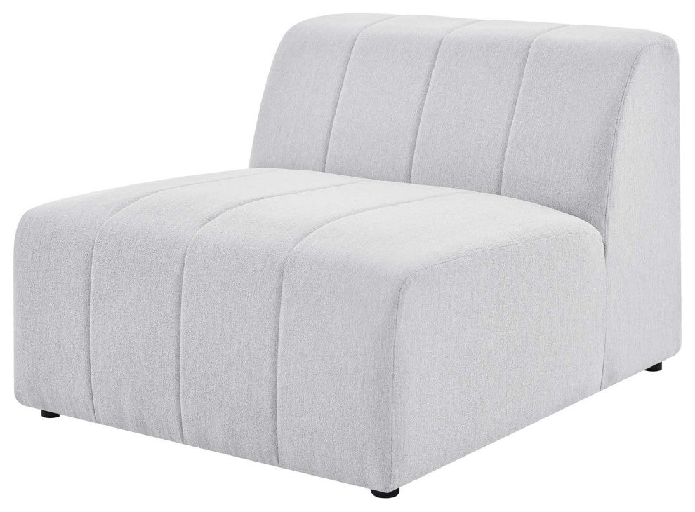 Sectional Sofa Set, Fabric, Ivory White, Modern, Living Lounge Hotel Hospitality