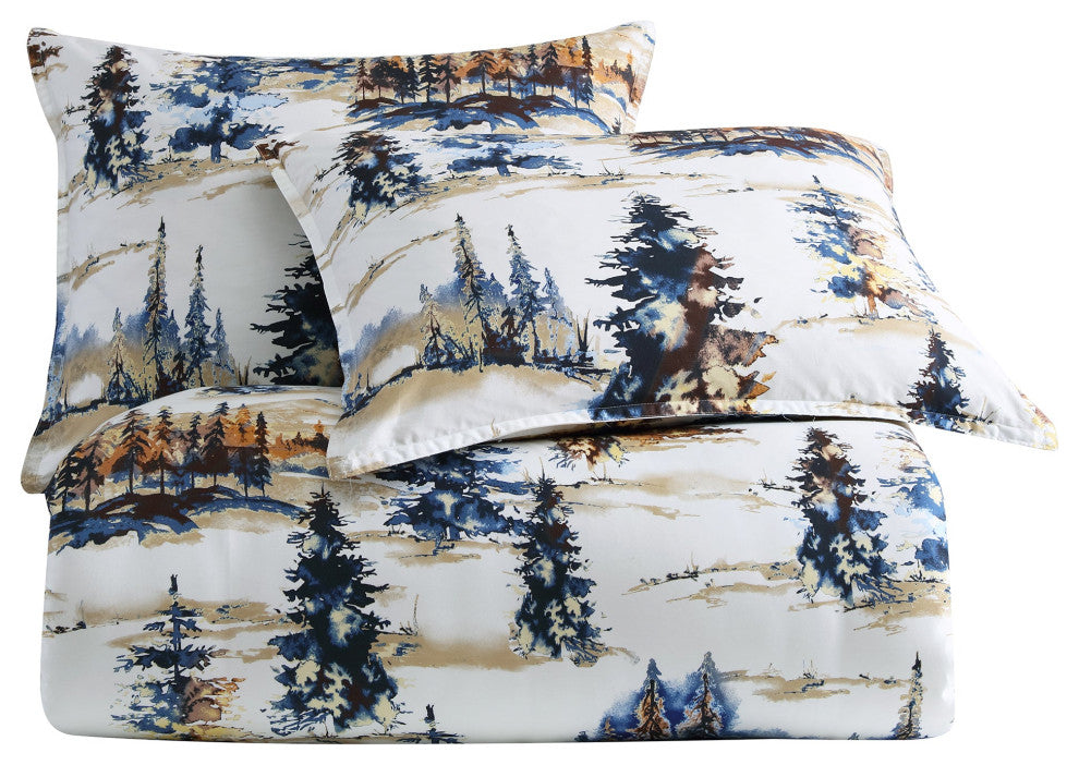 Acadia Reversible Comforter Set, Twin, Copper, 2PC