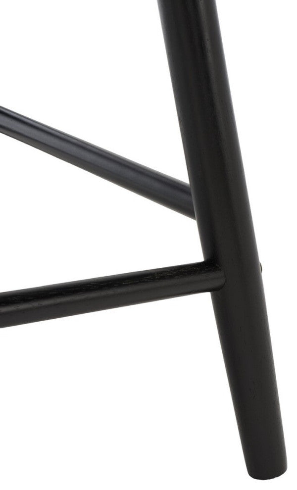 Safavieh May Wood Counter Stool, Black