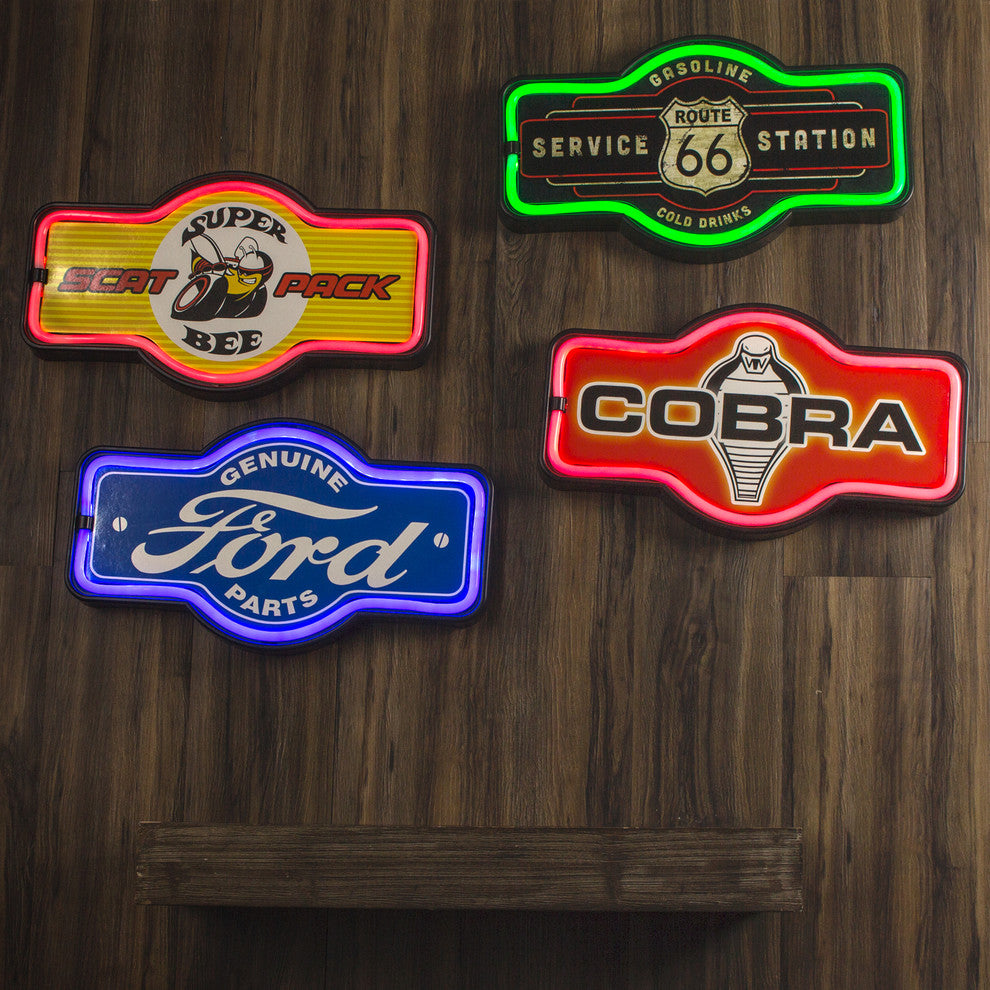 Vintage Route 66 Marquee LED Light Up Sign