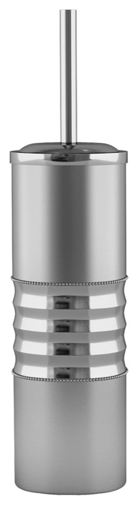 nu steel Round Shape Stainless Steel Toilet Brush Holder