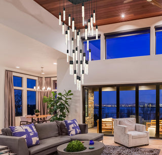 Home Living 42" Chandelier, Black