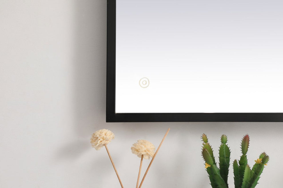 Modern Black Led Mirror