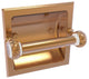 Pacific Grove Recessed Toilet Paper Holder with Twist Accent, Brushed Bronze