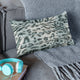 Plutus Green Luxe Lash Faux Fur Luxury Throw Pillow, Green, 18" x 18"