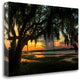 "Savannah Evening" By Natalie Mikaels, Giclee Print on Gallery Wrap Canvas