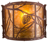 12W Whispering Pines Wall Sconce