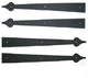 Nuk3y Carriage House Garage DÌ©cor Hardware Spears, Black