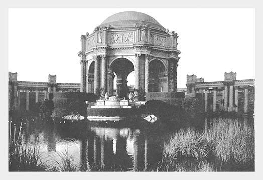Palace of Fine Arts, San Francisco, CA - Gallery Wrapped Canvas Art 28" x 42"