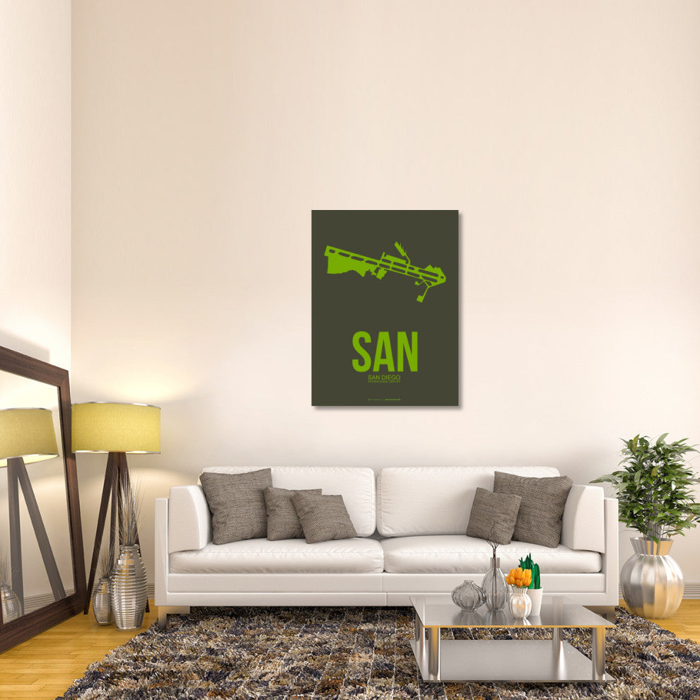 "SAN San Diego Poster 2" Fine Art Print