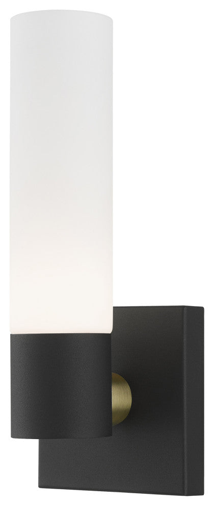 Livex Lighting Textured Black ADA Single Sconce