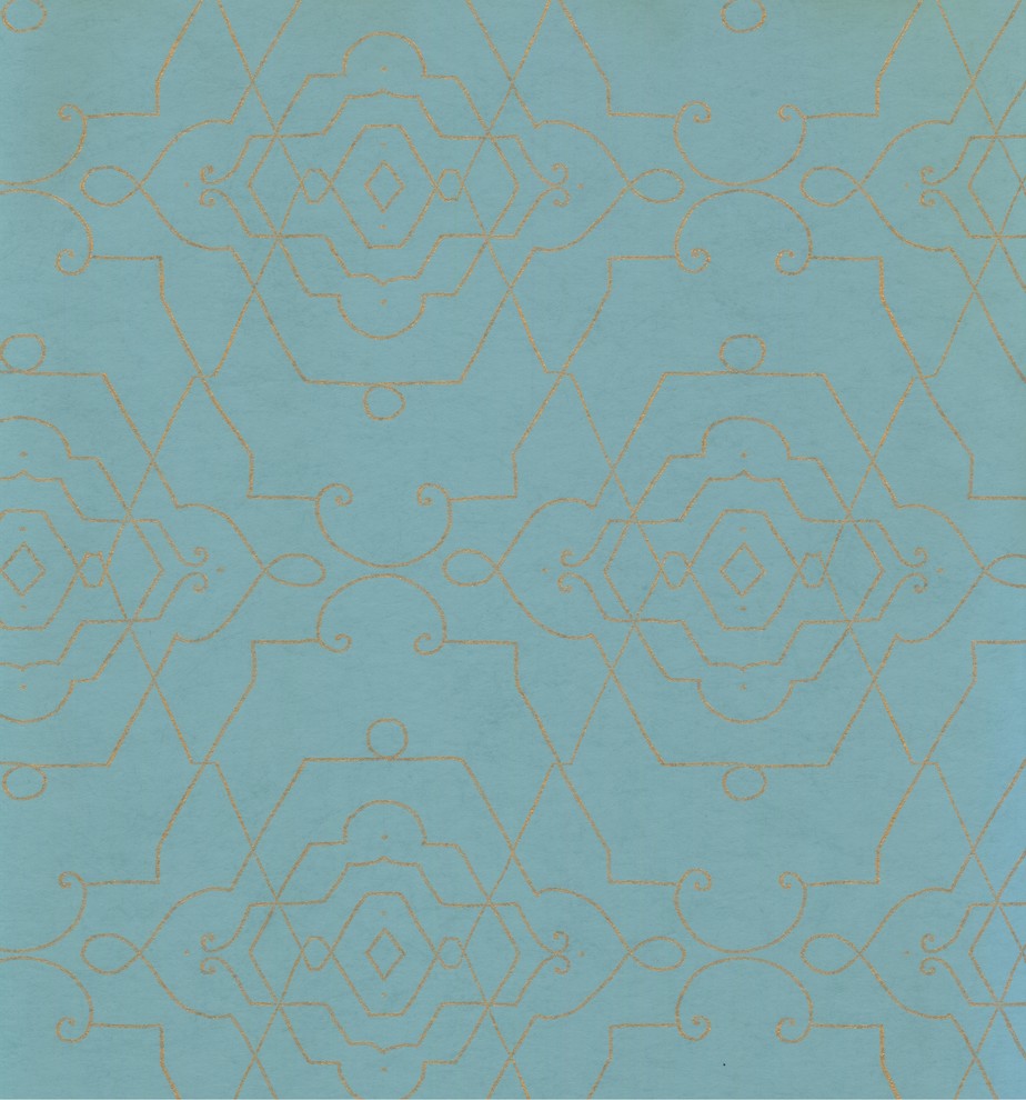 ABSTRACT - Modern Color Light Blue Wallpaper Roll