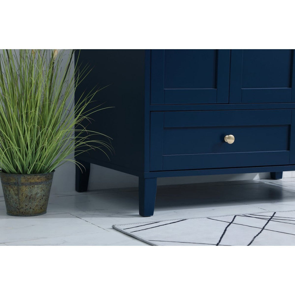 Elegant Decor Sommerville Bathroom Vanity Blue