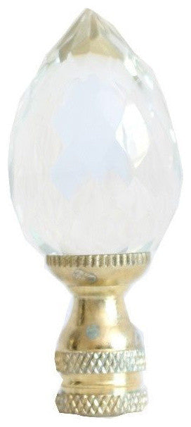 Crystal Pineapple Shaped Table Lamp Finial