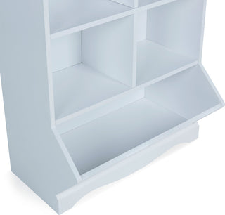 Alternate_white_close: cropped/zoomed-in view of interior shelves on a white background.