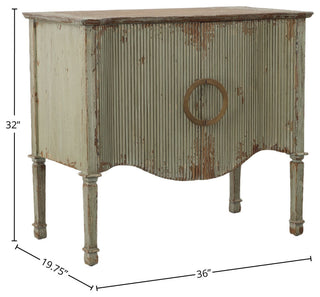 Willow 36" Distressed 2-Door Sideboard, Gray