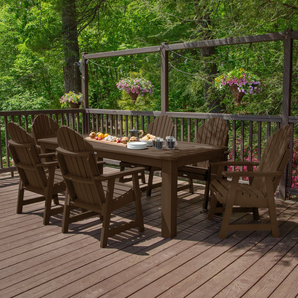 Hamilton 7-Piece Rectangle Dining Set, Weathered Acorn