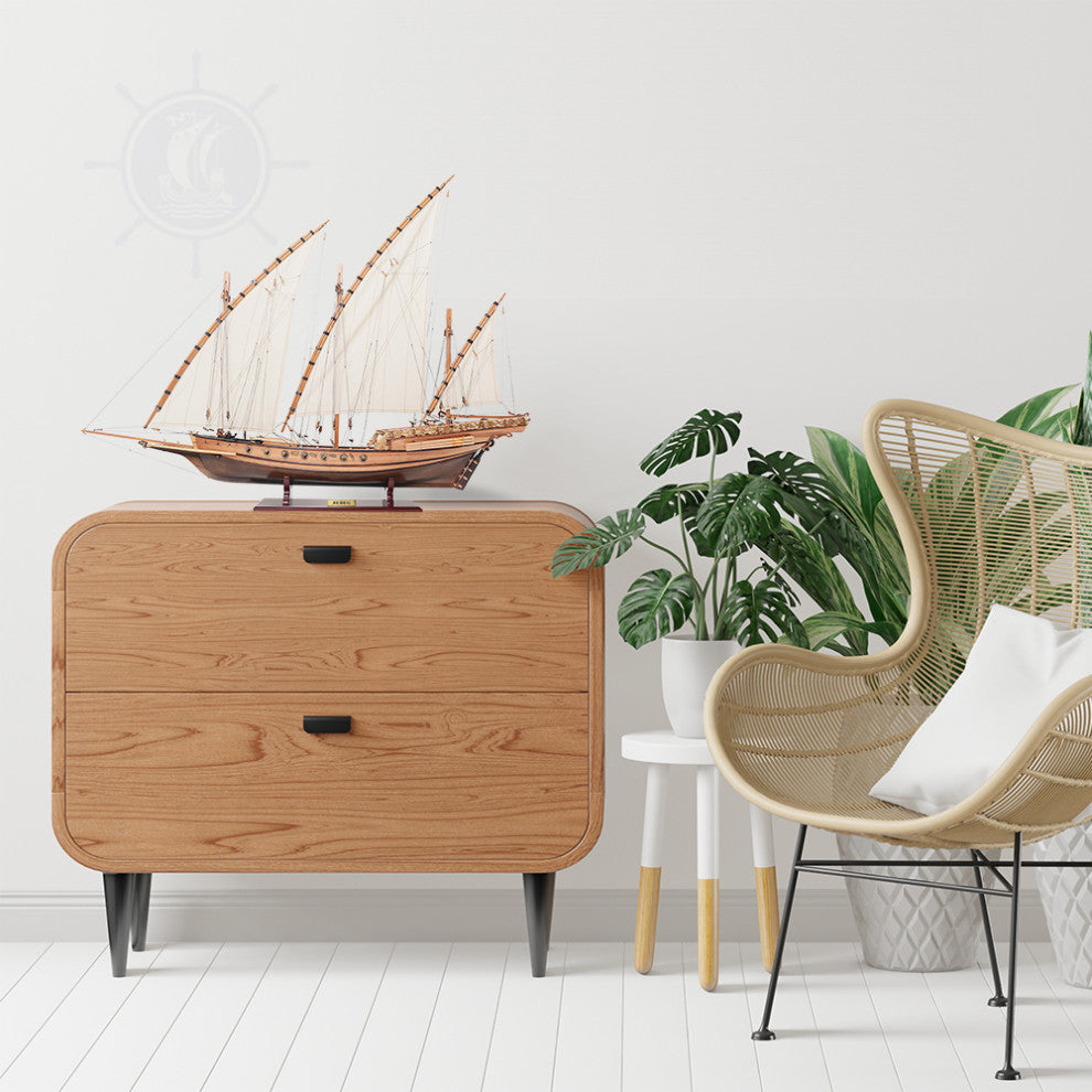 Xebec Wooden Handcrafted boat model