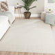 Jaipur Living Eulalia Handmade Geometric Light Gray/ Ivory Area Rug, 7'10"x9'10"