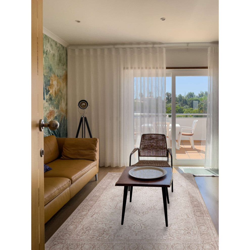 Bergen Heriz Area Rug - Neutral, 5'x7'6"