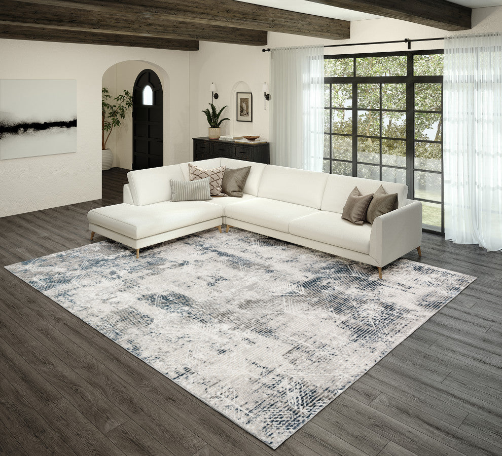 Dalyn Rhodes RR1 Gray 5'1"x7'5" Rug