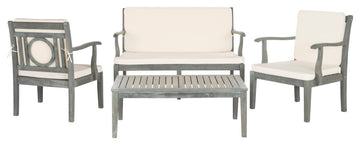 Safavieh Montclair 4-Piece Indoor-Outdoor Living Set