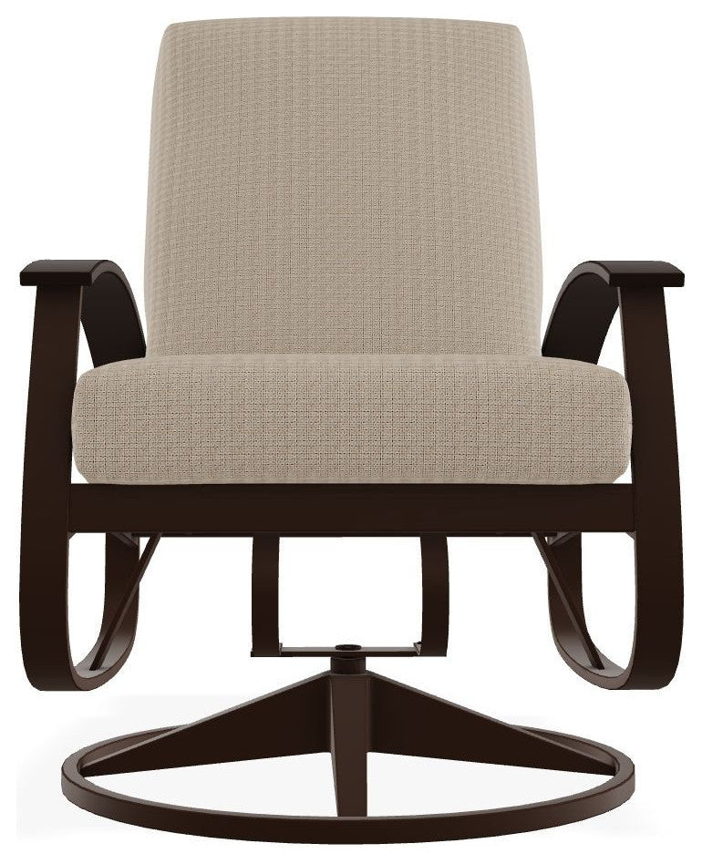 Belle Isle Cushion Outdoor Swivel Rocker, Bliss Sand/Kona