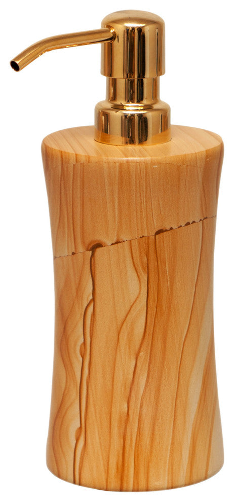Vinca Collection Teak Stone Soap Dispenser
