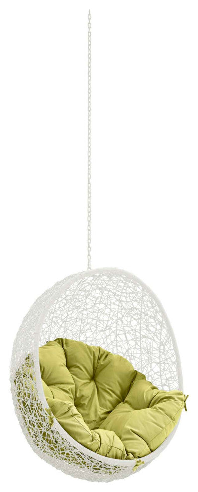 White Peridot Hide Outdoor Patio Swing Chair Without Stand