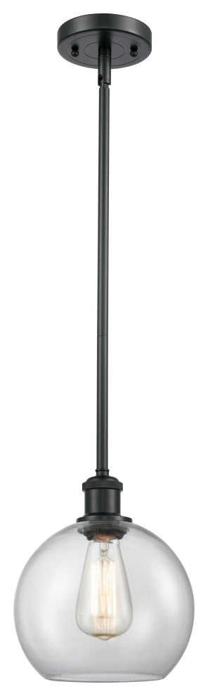 Innovations Lighting 516-1S-BK-G122-8-LED Athens 1 Light 8" Mini Pendant