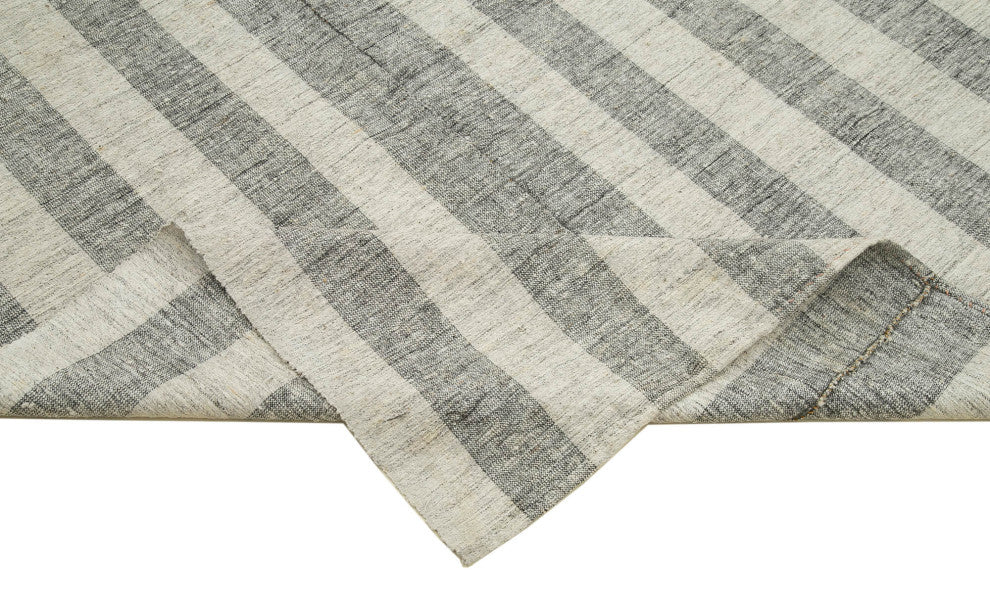 Rug N Carpet - Handwoven Oriental 7' 1'' x 9' 7'' Contemporary Wool Kilim Rug