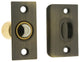 Genuine Solid Brass Wide Square Roller Ball Catch, Antique Brass