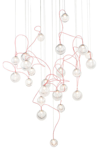 ET2 E20658-91 Bobble 24 Light 32"W LED Abstract Multi Light - Polished Chrome