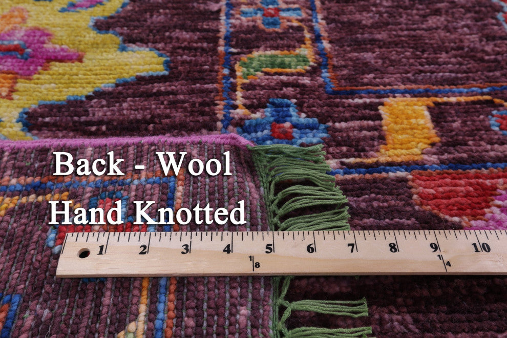 10' 3" X 13' 8" Hand Knotted Turkish Oushak Wool Rug - Q14783
