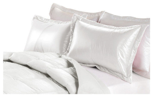 PUFF Water Resistant Nylon Sham 2-PK, White, King