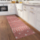Indoor/Outdoor Sedona SN1 Paprika Machine Washable 2'3" x 12' Runner Rug