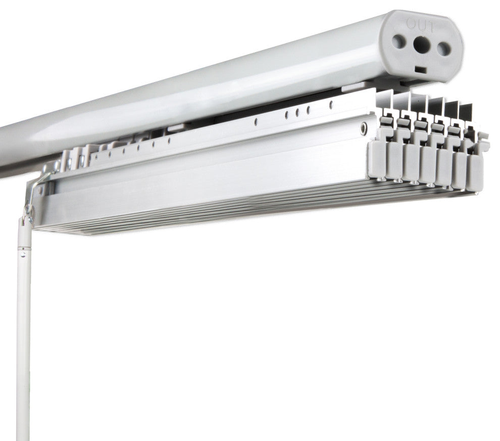 Malia 7-Panel Track Extendable Vertical Blinds 110-153"W