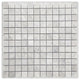 Silver Gray Dark Honed 1x1 Marble Mosaic
